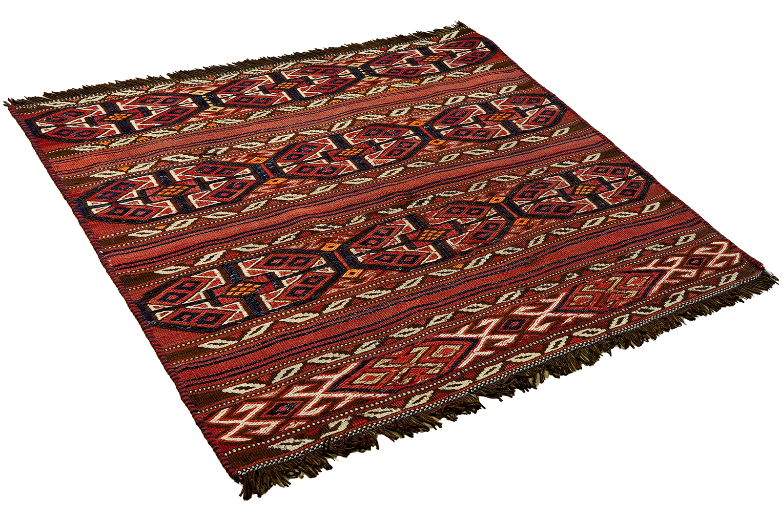 Sumak Shahsavan — Handgefertigt, 81x85 cm, Bunt, 100% Virgin Wool | View 5
