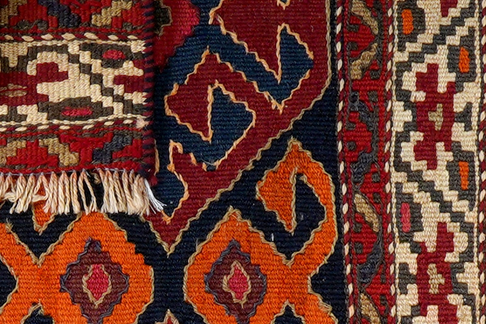 Sumak Shahsavan — Handmade, 107x52 cm, Blue, 100% Virgin Wool | View 6