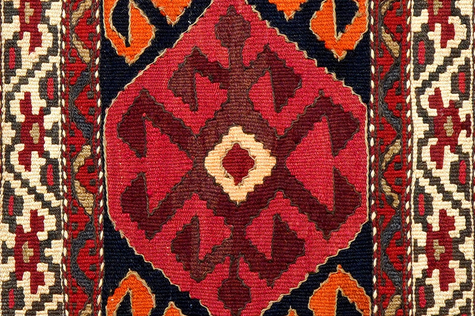 Sumak Shahsavan — Handmade, 110x53 cm, Blue, 100% Virgin Wool | View 5