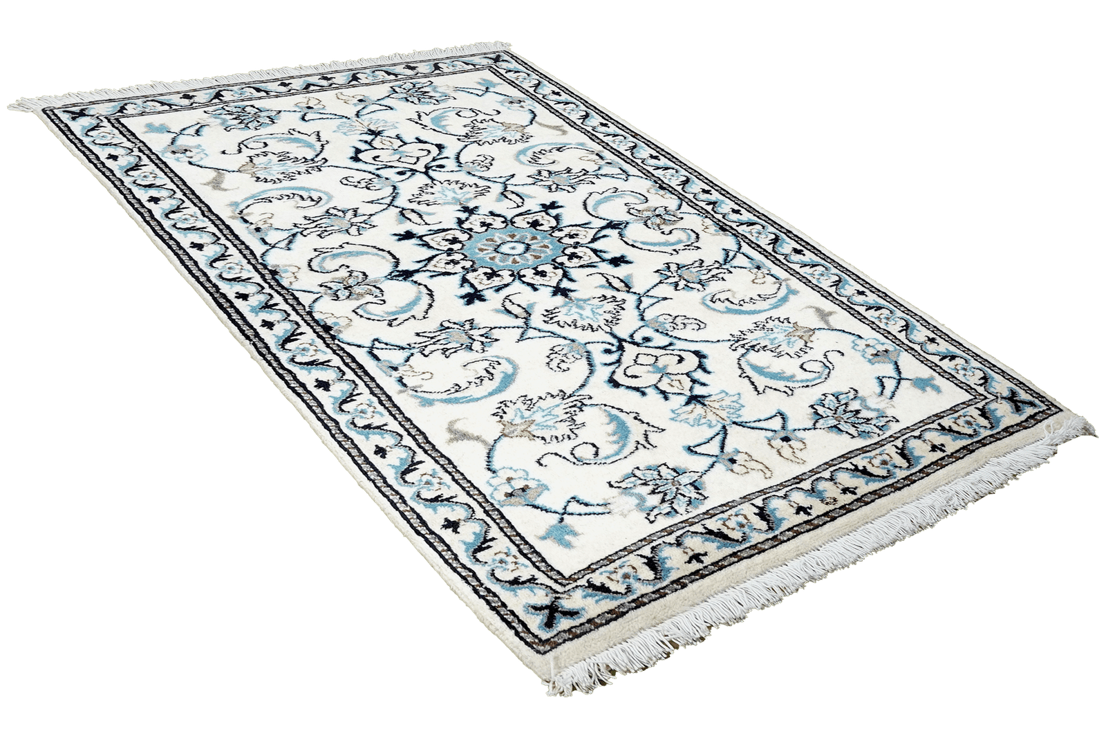 Nain 12La — Hand-knotted, 70x136 cm, Beige, 100% Virgin Wool | View 4