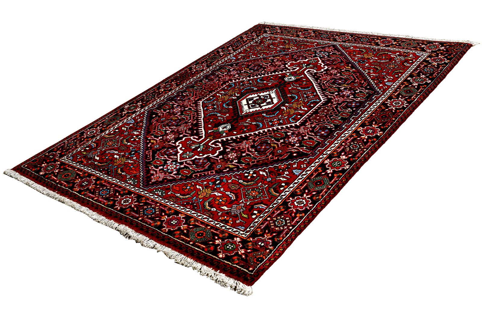 Goltuk — Hand-knotted, 77x127 cm, Blue, 100% Virgin Wool | View 5
