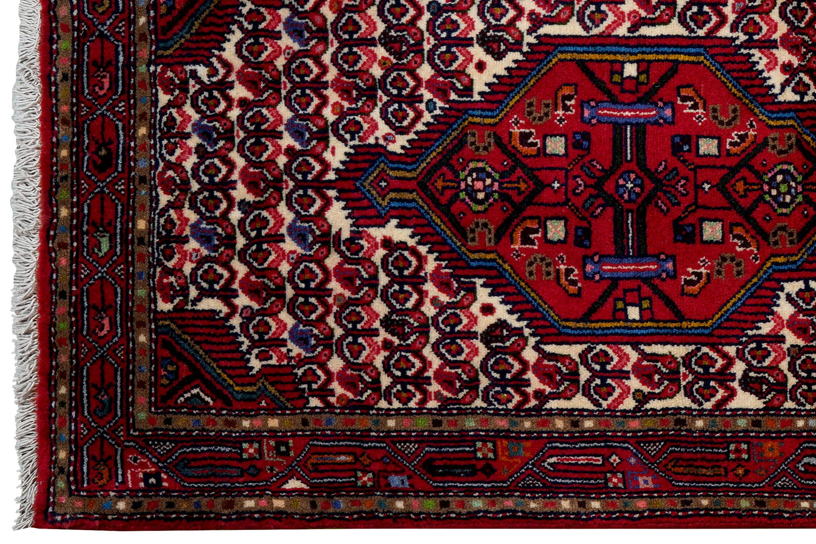 Assadabad — Handgefertigt, 290x79 cm, Rot, 100% Virgin Wool | View 4