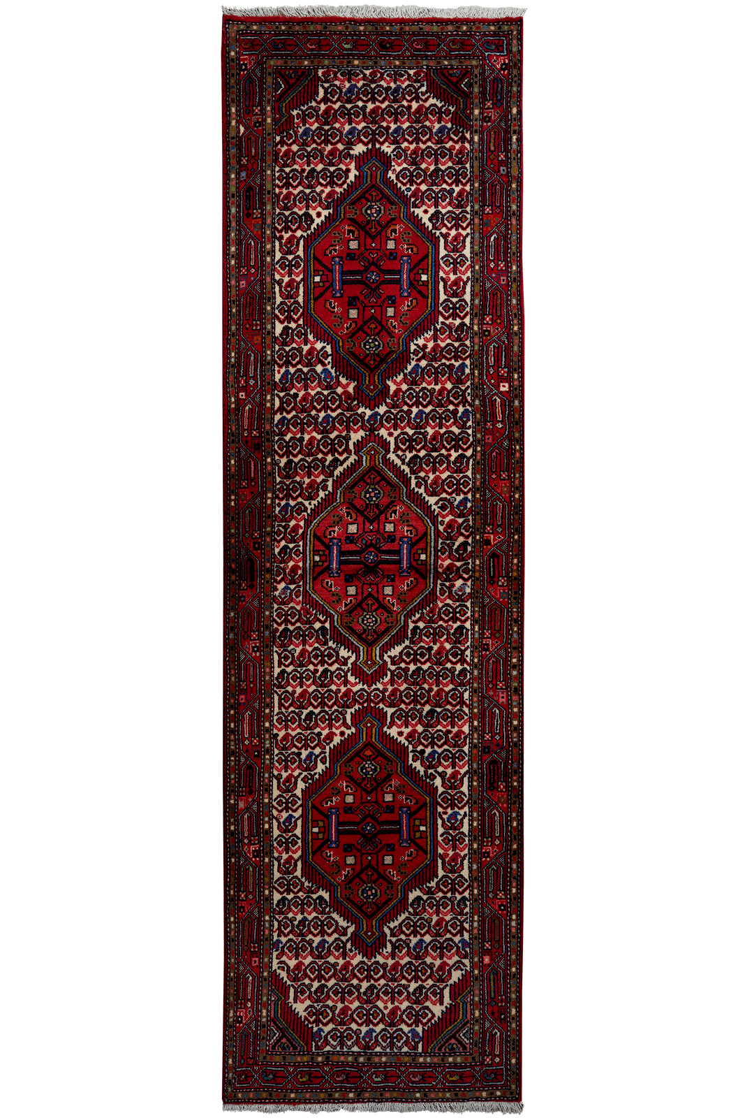 Assadabad — Hand-knotted, 79x290 cm, Beige, 100% Virgin Wool | Main view