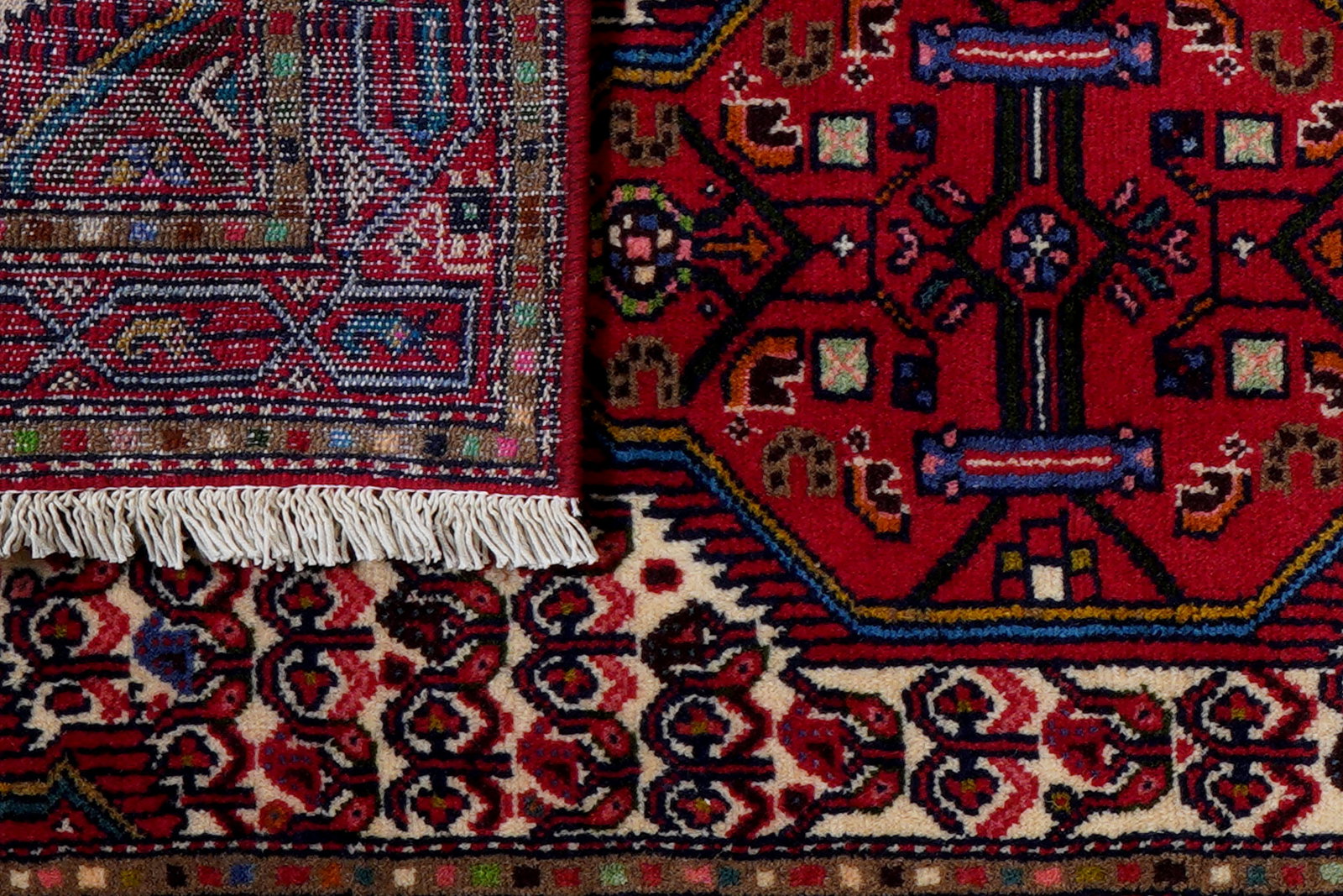 Assadabad — Handgefertigt, 290x79 cm, Rot, 100% Virgin Wool | View 8