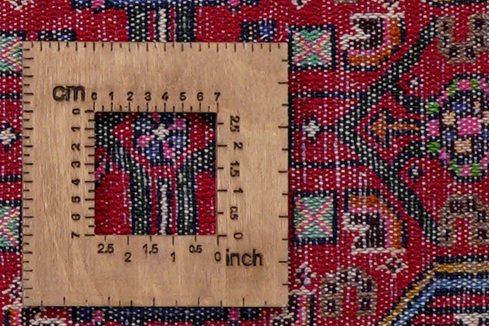Assadabad — Handgefertigt, 290x79 cm, Rot, 100% Virgin Wool | View 9