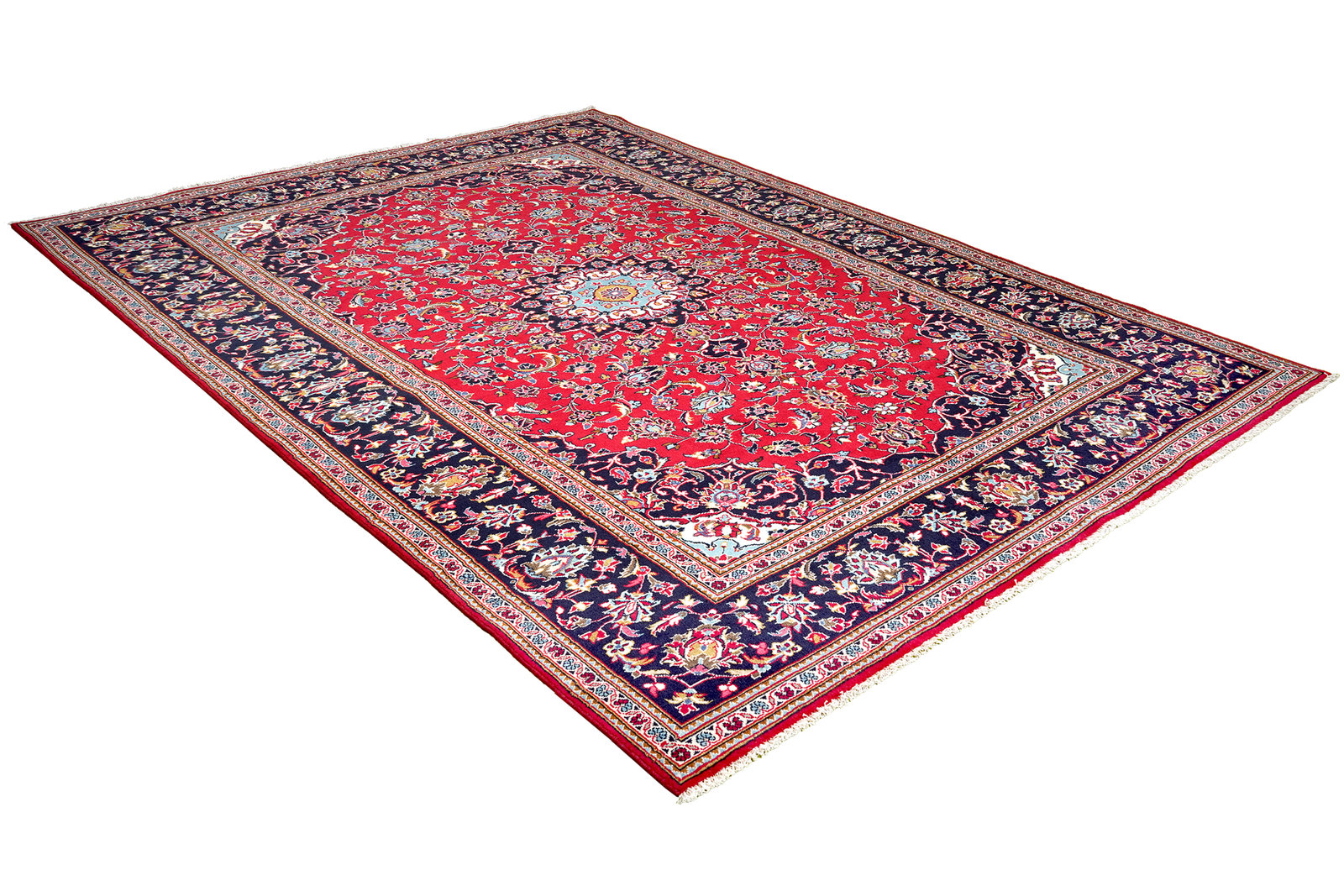 Ardakan — Hand-knotted, 197x295 cm, Red, 100% Virgin Wool | View 4