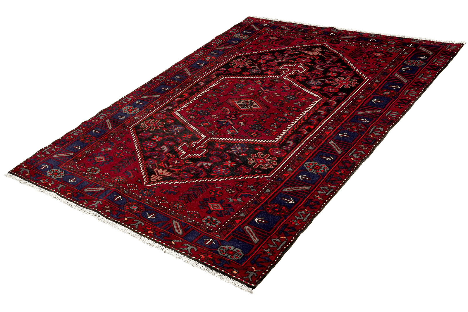 Khamseh — Hand-knotted, 151x259 cm, Black, 100% Virgin Wool | View 5
