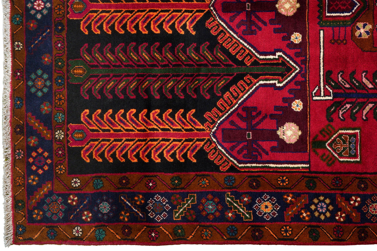 Kolyai — Handgefertigt, 239x150 cm, Blau, 100% Virgin Wool | View 4