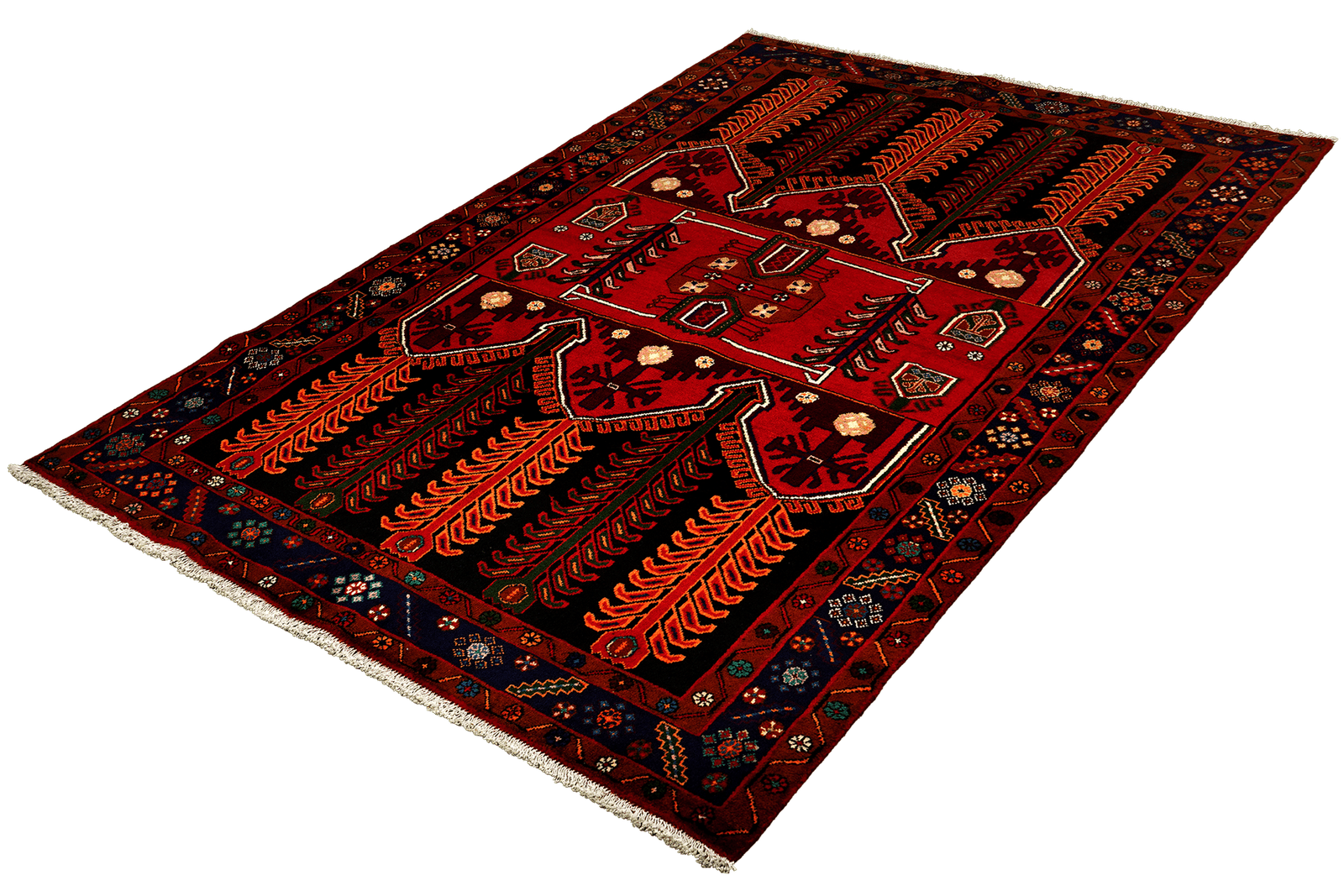 Kolyai — Hand-knotted, 150x239 cm, Multicolor, 100% Virgin Wool | View 5