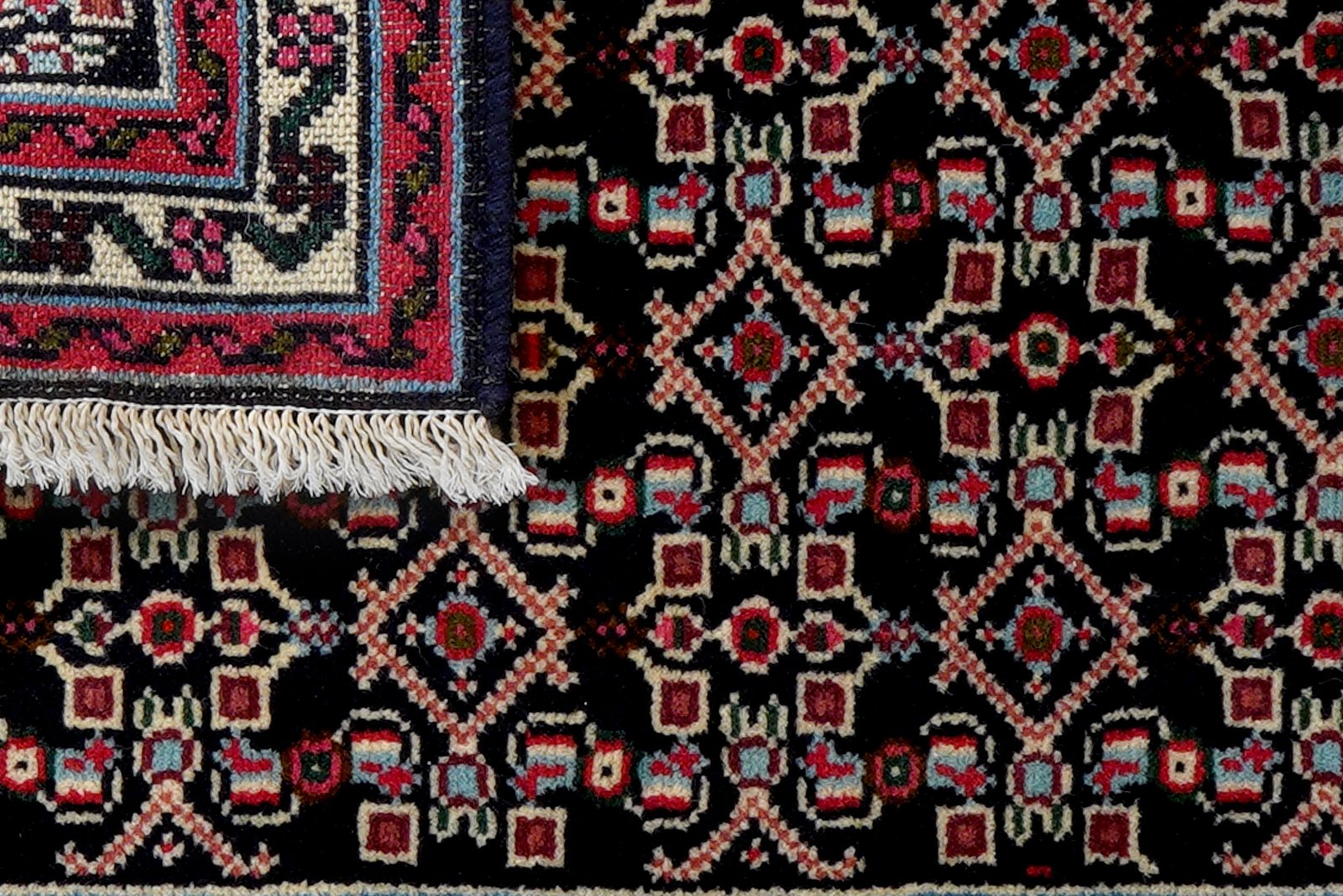 Hamadan — Hand-knotted, 61x94 cm, Blue, 100% Virgin Wool | View 7