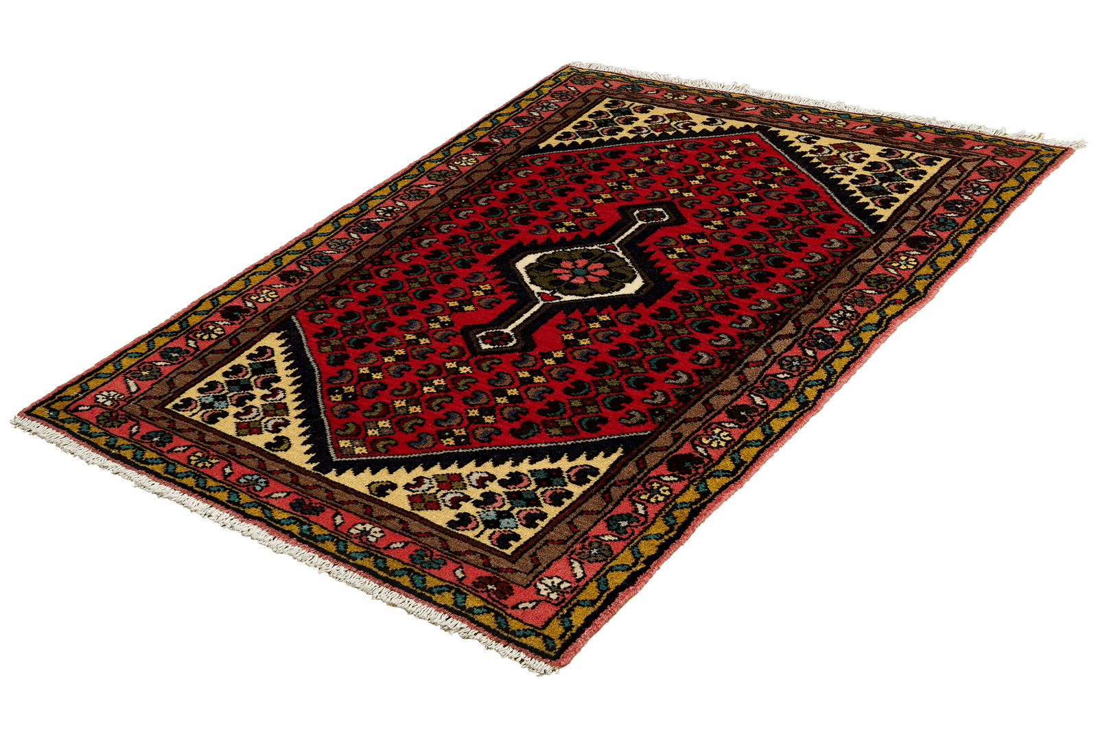 Kolyai — Hand-knotted, 60x104 cm, Red, 100% Virgin Wool | View 5