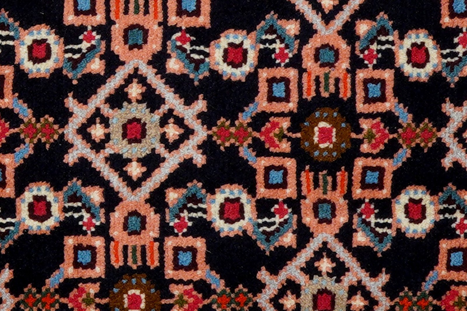 Hamadan — Hand-knotted, 60x95 cm, Blue, 100% Virgin Wool | View 6