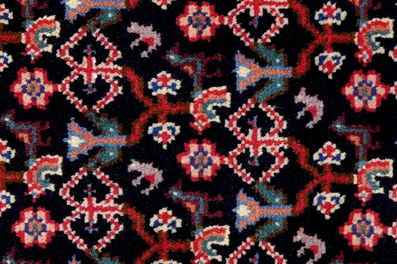 Hamadan — Hand-knotted, 62x95 cm, Blue, 100% Virgin Wool | View 6
