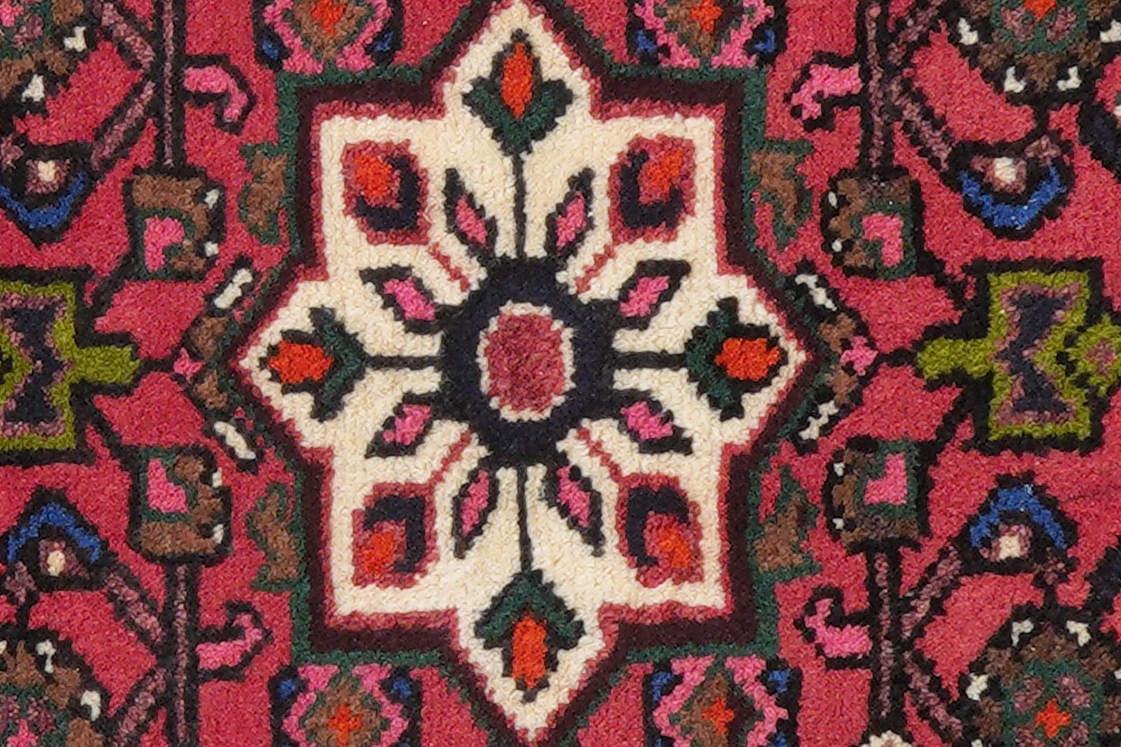 Hosseinabad — Hand-knotted, 64x94 cm, Red, 100% Virgin Wool | View 6