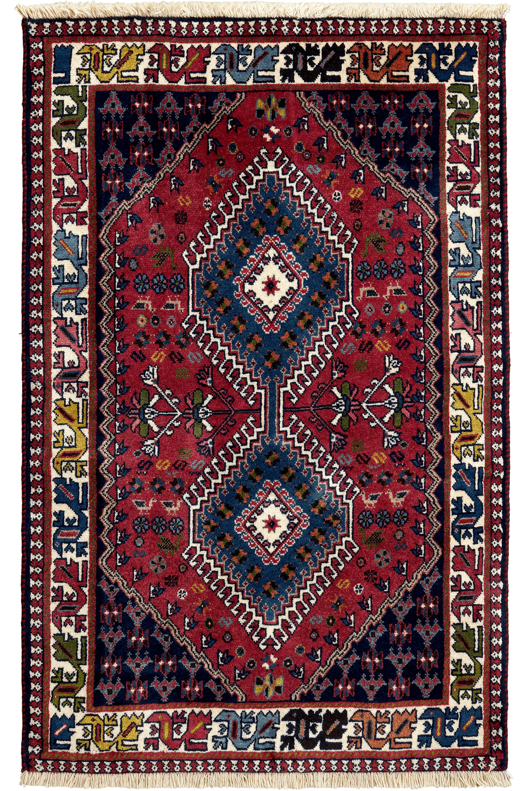 Yalameh — Hand-knotted, 81x128 cm, Multicolor, 100% Virgin Wool | Main view