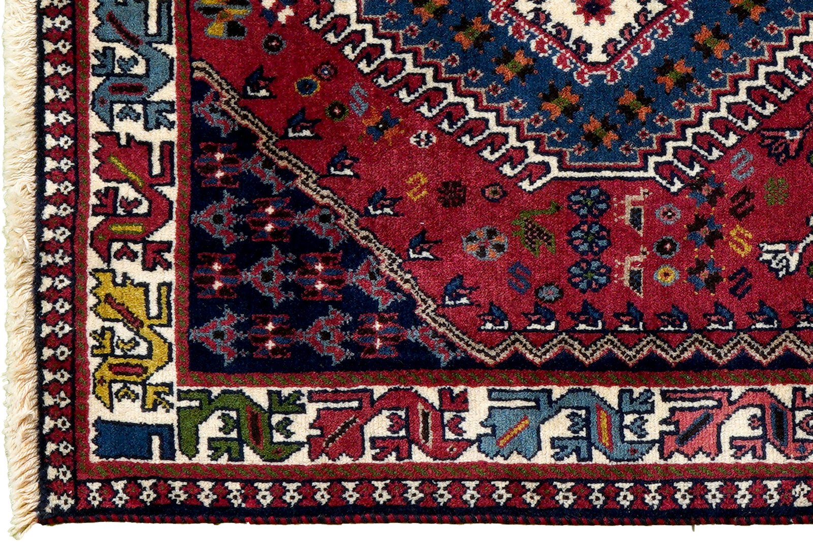 Yalameh — Hand-knotted, 81x128 cm, Multicolor, 100% Virgin Wool | View 3
