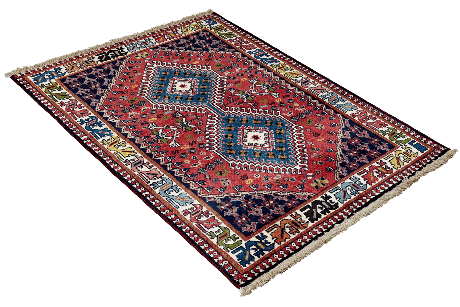 Yalameh — Hand-knotted, 81x128 cm, Multicolor, 100% Virgin Wool | View 4