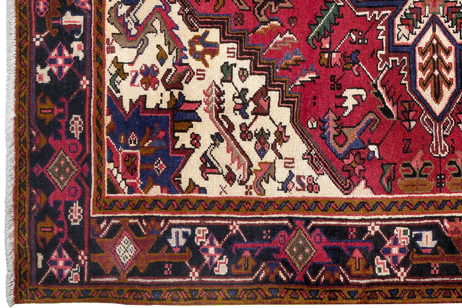 Mehrewan — Hand-knotted, 154x200 cm, Red, 100% Virgin Wool | View 3