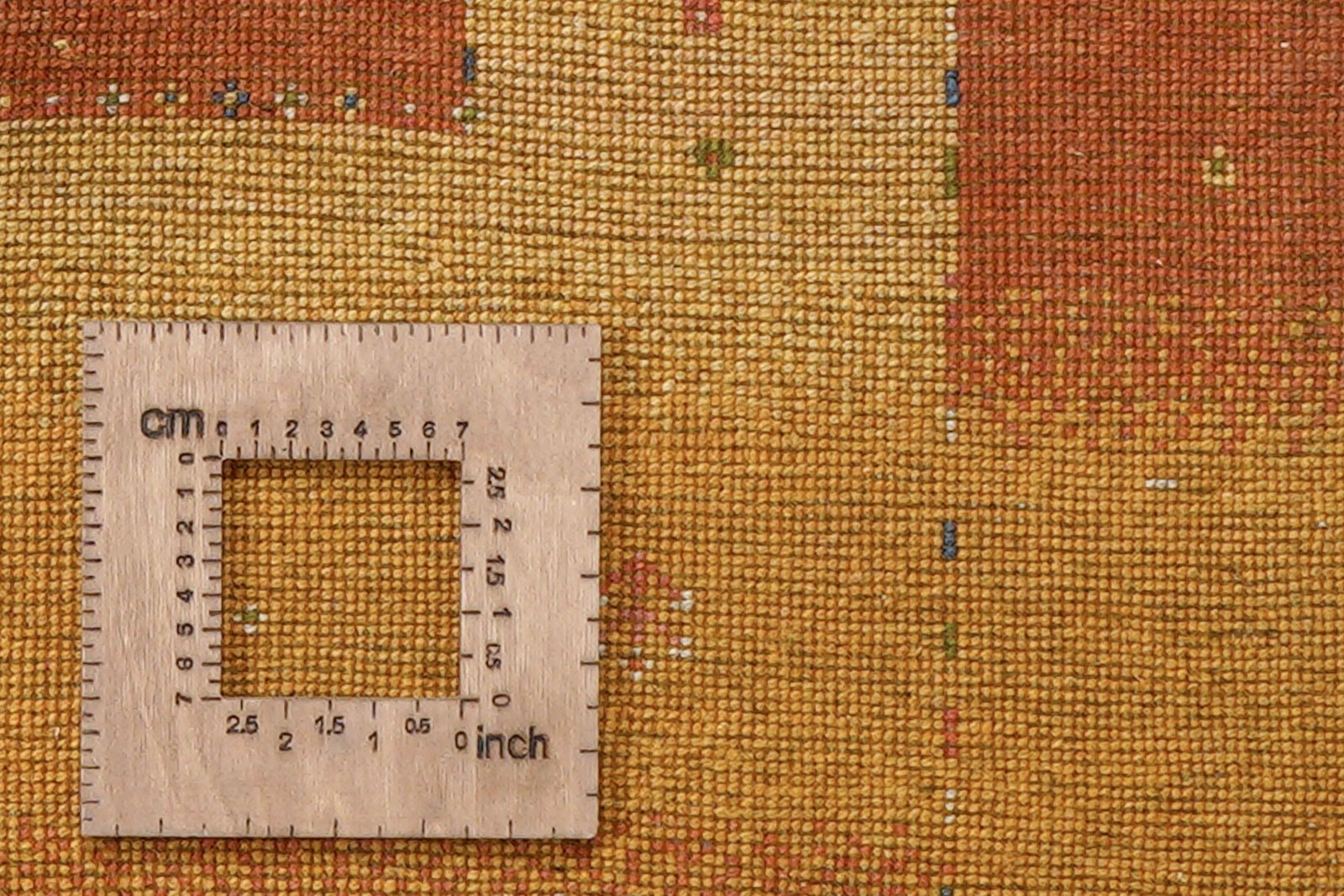 Rizbaf — Hand-knotted, 149x202 cm, Orange, 100% Virgin Wool | View 8