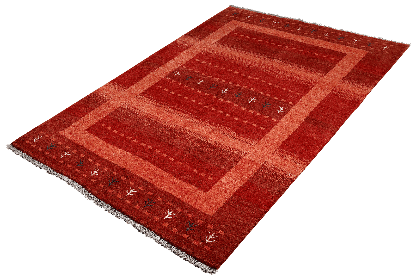Gabbeh Sonnat — Hand-knotted, 152x204 cm, Red, 100% Virgin Wool | View 5