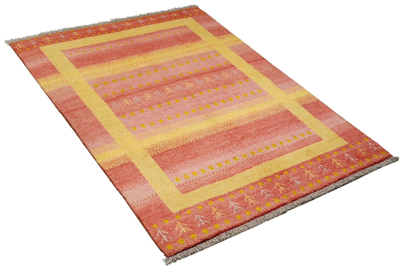 Rizbaf — Hand-knotted, 105x157 cm, Multicolor, 100% Virgin Wool | View 4