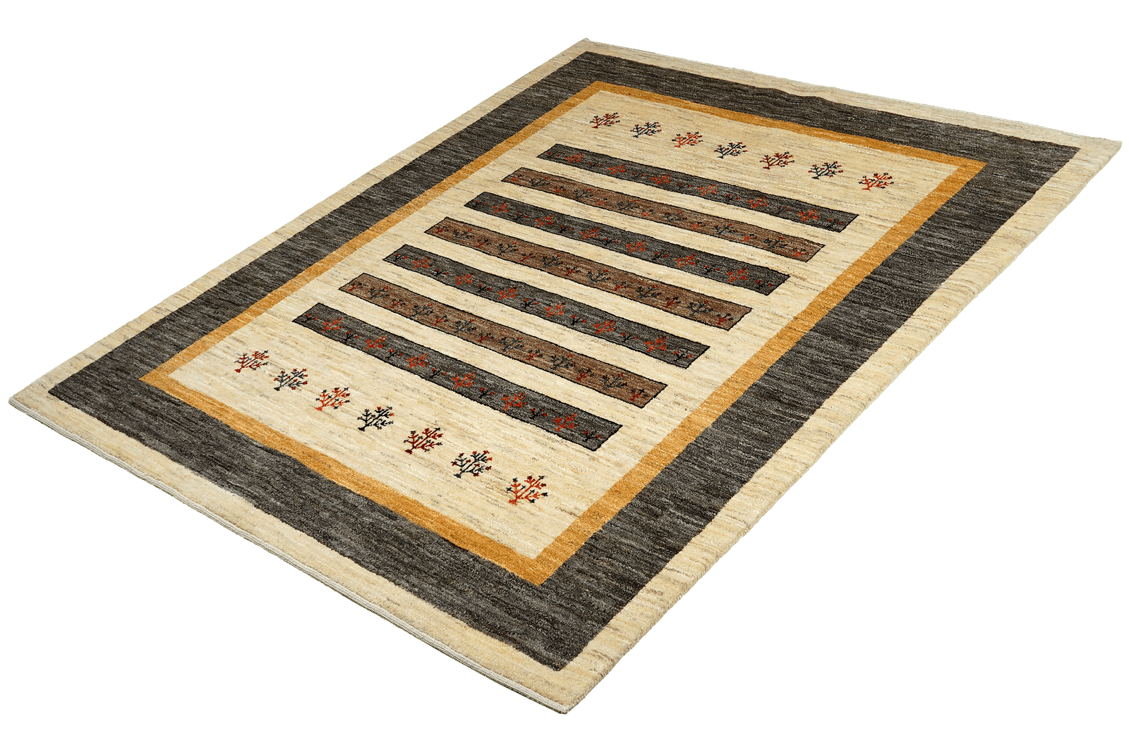 Gabbeh Sonnat — Hand-knotted, 152x203 cm, Beige, 100% Virgin Wool | View 5