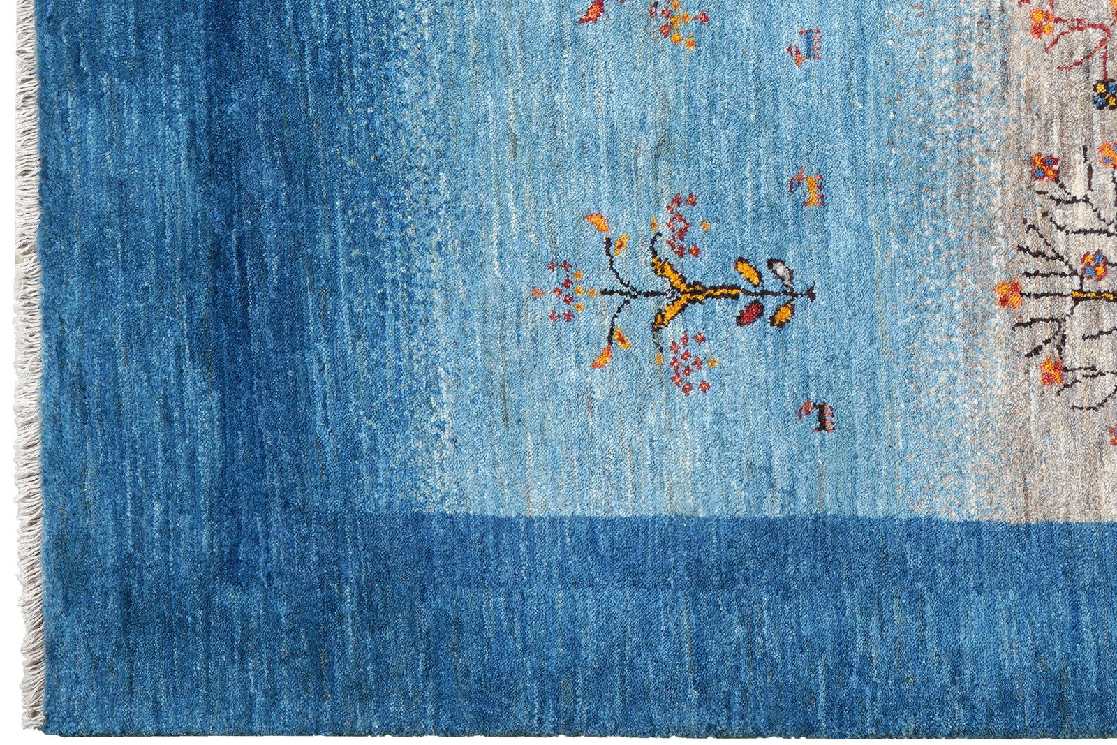 Rizbaf — Hand-knotted, 156x207 cm, Blue, 100% Virgin Wool | View 3