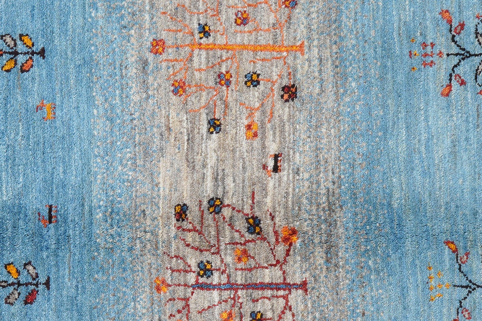 Rizbaf — Hand-knotted, 156x207 cm, Blue, 100% Virgin Wool | View 6