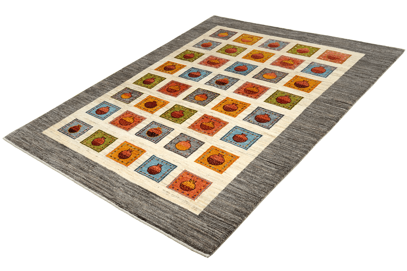 Rizbaf — Hand-knotted, 170x239 cm, Beige, 100% Virgin Wool | View 5