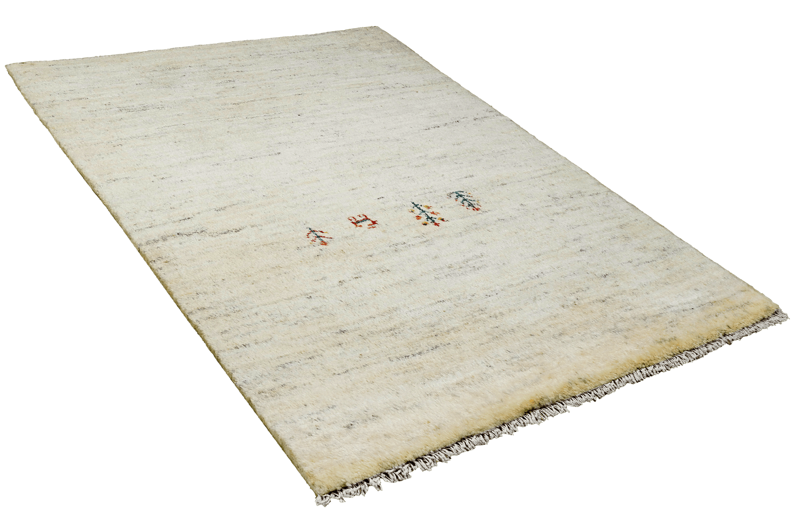Gabbeh — Hand-knotted, 84x127 cm, Beige, 100% Virgin Wool | View 4