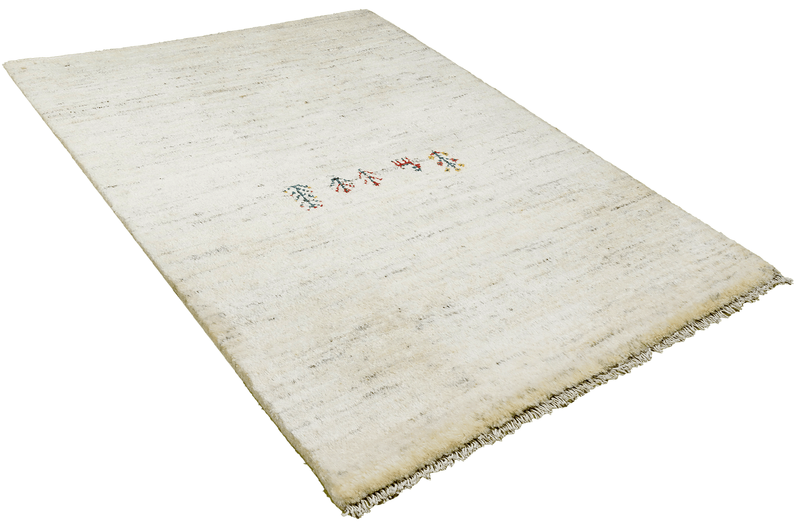 Gabbeh — Hand-knotted, 88x128 cm, Beige, 100% Virgin Wool | View 4