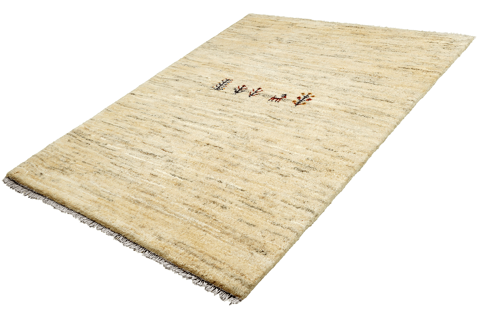 Gabbeh — Hand-knotted, 88x128 cm, Beige, 100% Virgin Wool | View 5