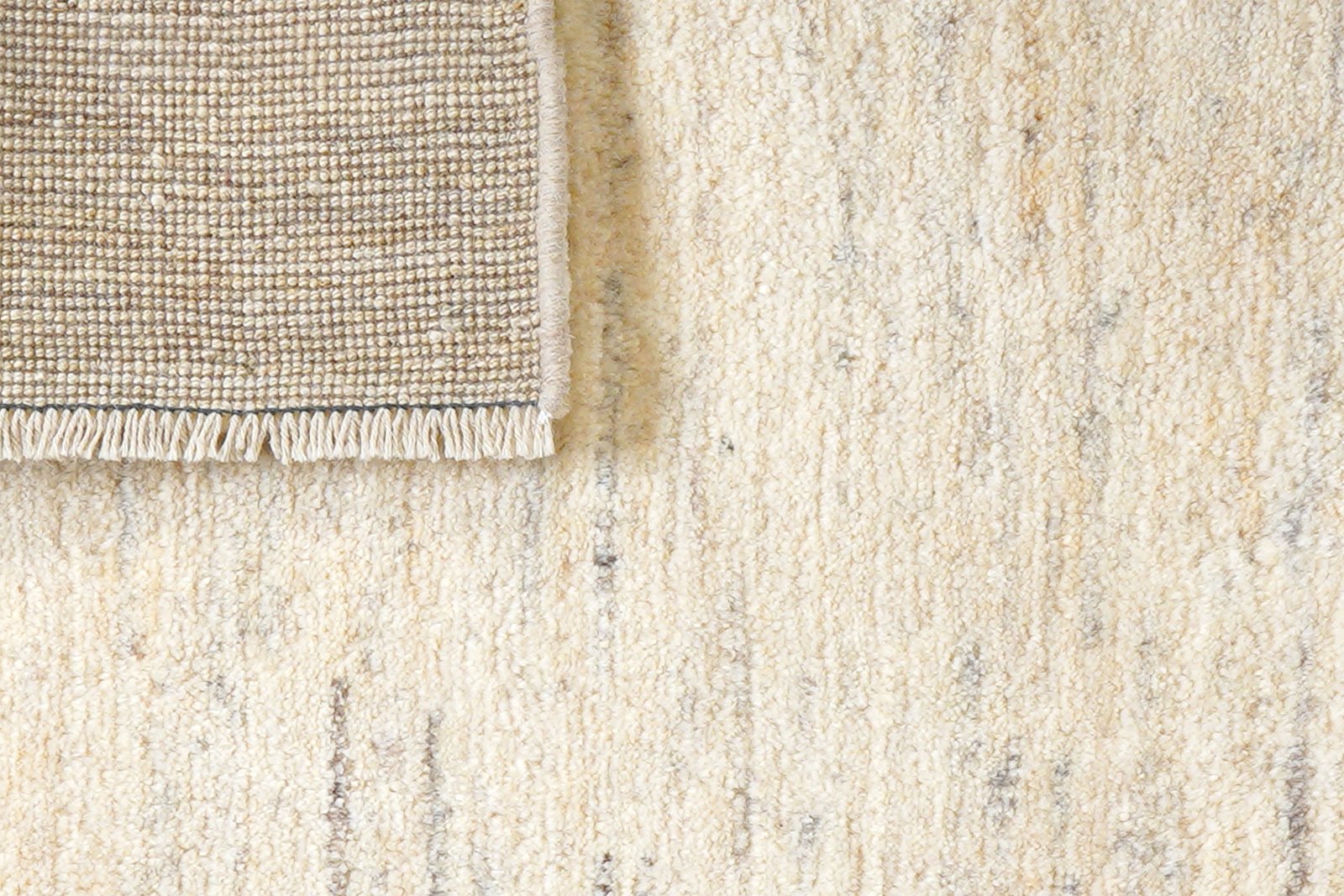 Gabbeh — Hand-knotted, 84x127 cm, Beige, 100% Virgin Wool | View 7