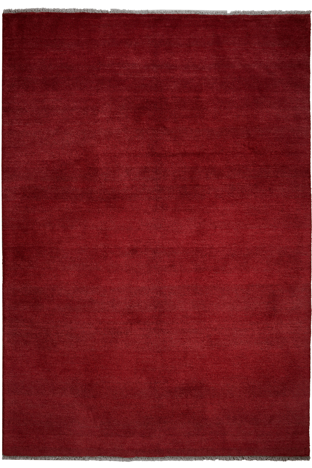 Gabbeh — Hand-knotted, 201x295 cm, Red, 100% Virgin Wool | Main view