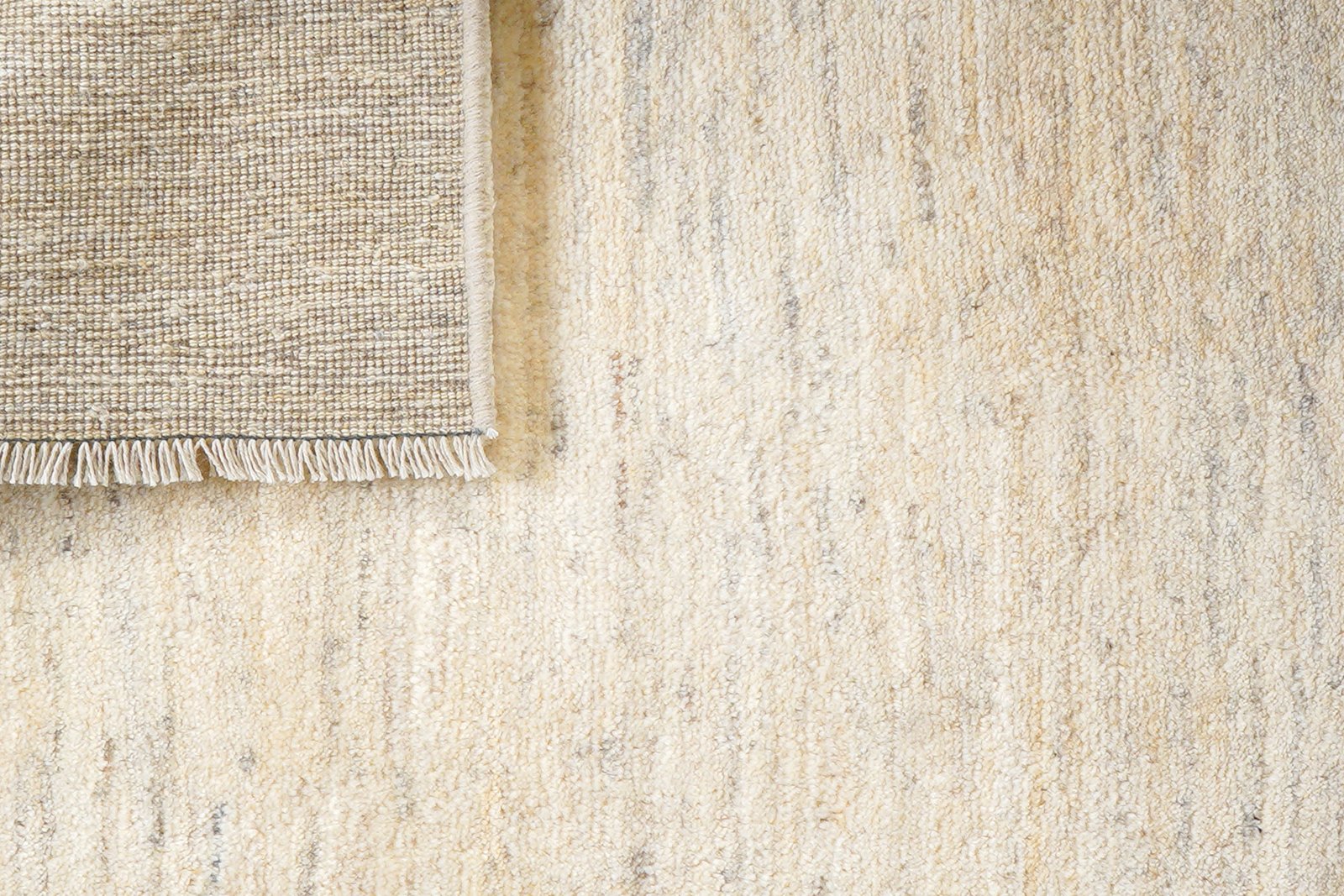 Gabbeh — Hand-knotted, 88x207 cm, Beige, 100% Virgin Wool | View 7