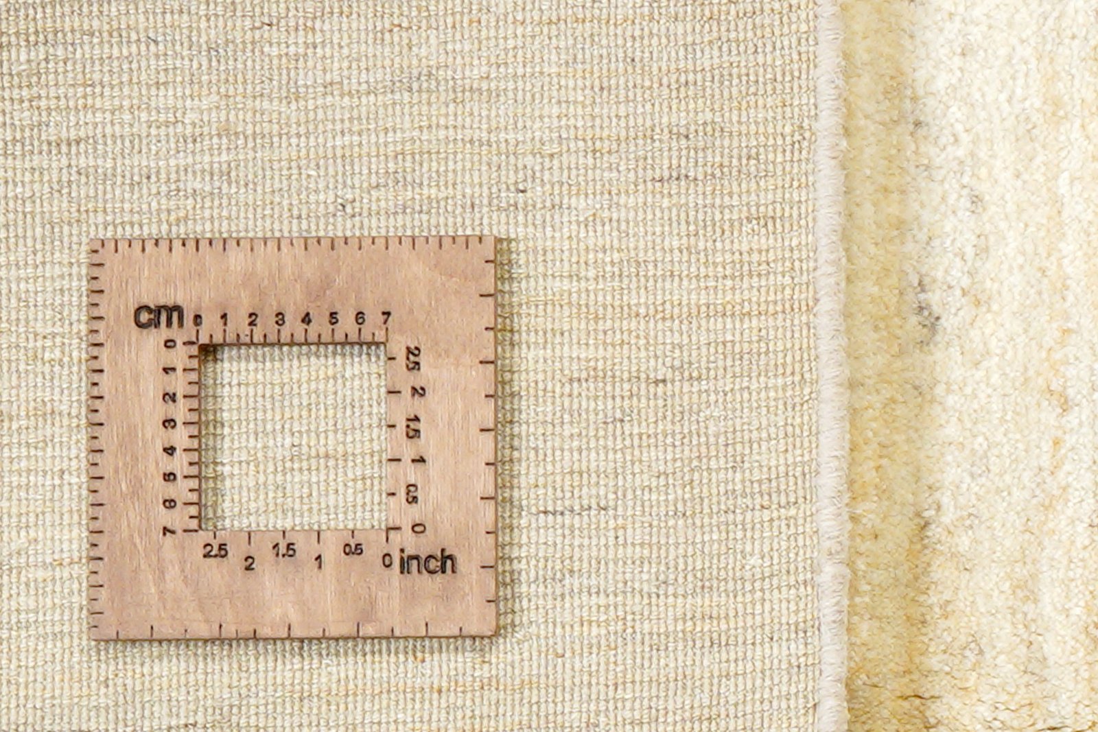 Gabbeh — Hand-knotted, 174x247 cm, Beige, 100% Virgin Wool | View 8
