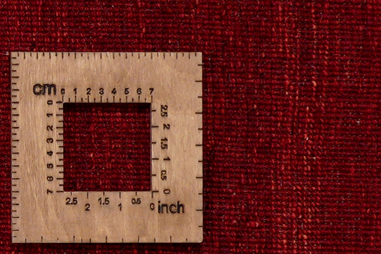 Gabbeh — Hand-knotted, 85x225 cm, Red, 100% Virgin Wool | View 8