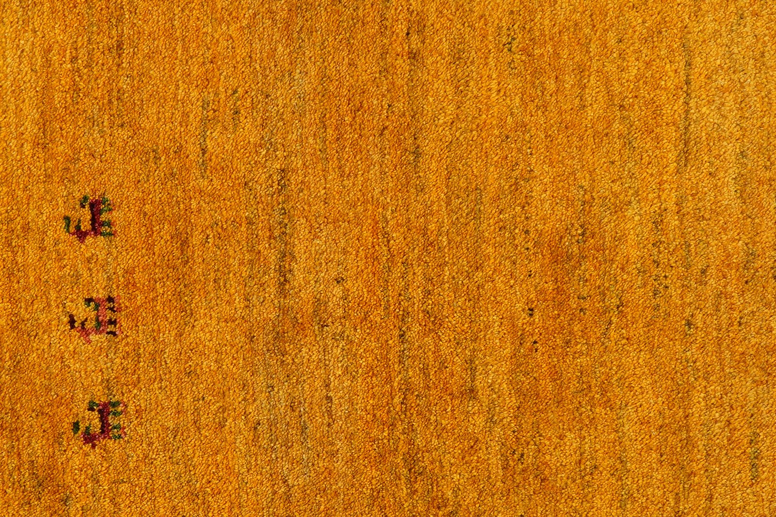 Gabbeh — Hand-knotted, 95x149 cm, Yellow, 100% Virgin Wool | View 6
