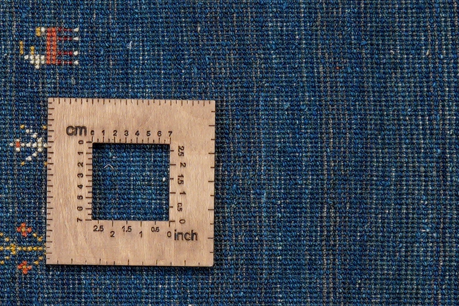 Gabbeh — Hand-knotted, 78x131 cm, Blue, 100% Virgin Wool | View 8