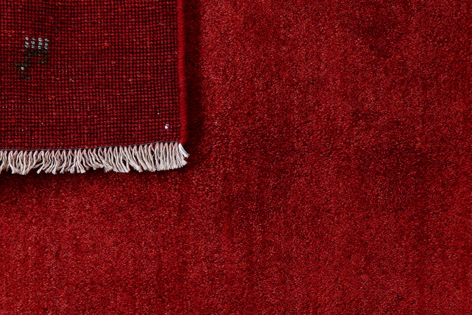Gabbeh — Hand-knotted, 97x149 cm, Red, 100% Virgin Wool | View 7