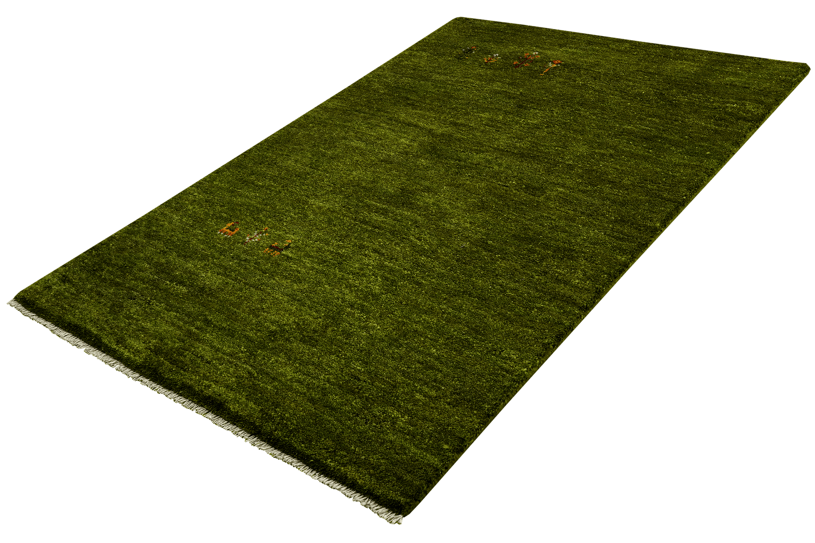 Gabbeh — Hand-knotted, 99x150 cm, Green, 100% Virgin Wool | View 5