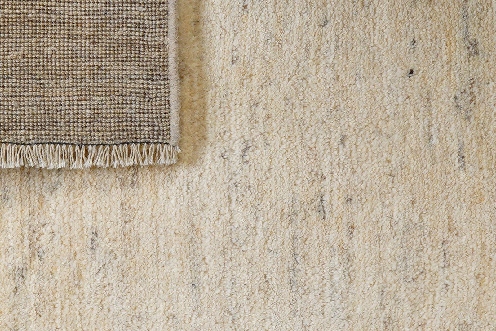 Gabbeh — Hand-knotted, 84x128 cm, Beige, 100% Virgin Wool | View 7