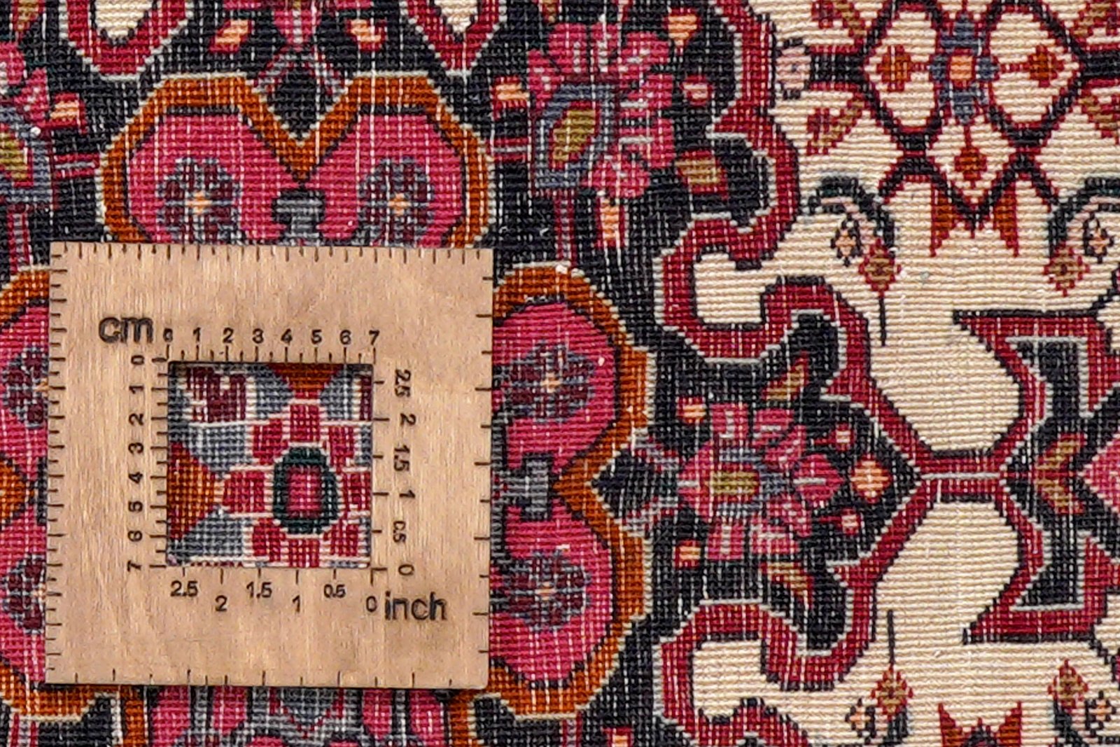 Bidjar Zandjan — Hand-knotted, 107x161 cm, Multicolor, 100% Virgin Wool | View 8