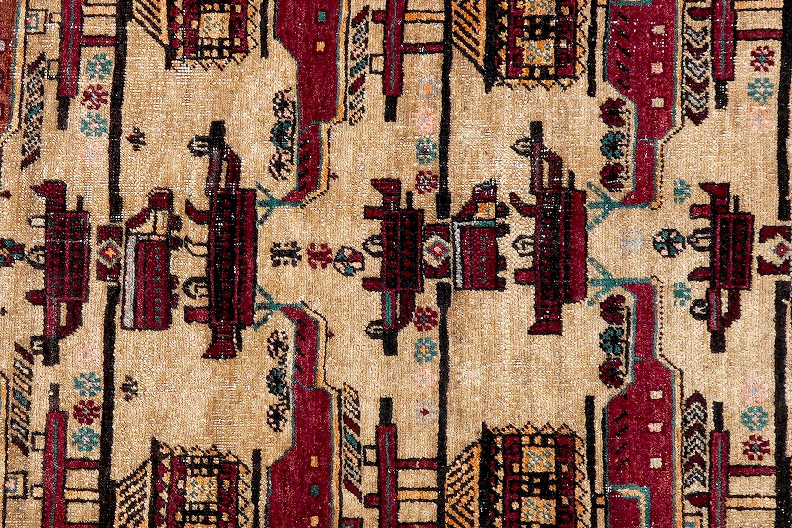 Heritage — Hand-knotted, 103x192 cm, Beige, 100% Virgin Wool | View 6