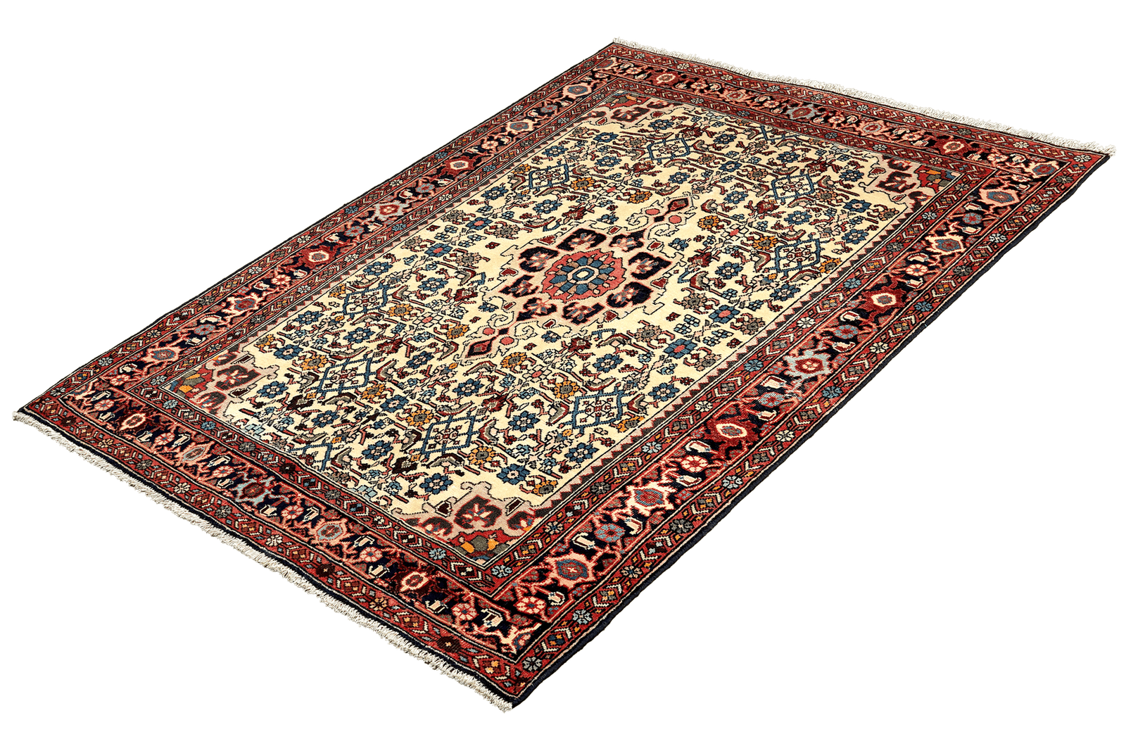 Heritage — Hand-knotted, 110x162 cm, Beige, 100% Virgin Wool | View 5