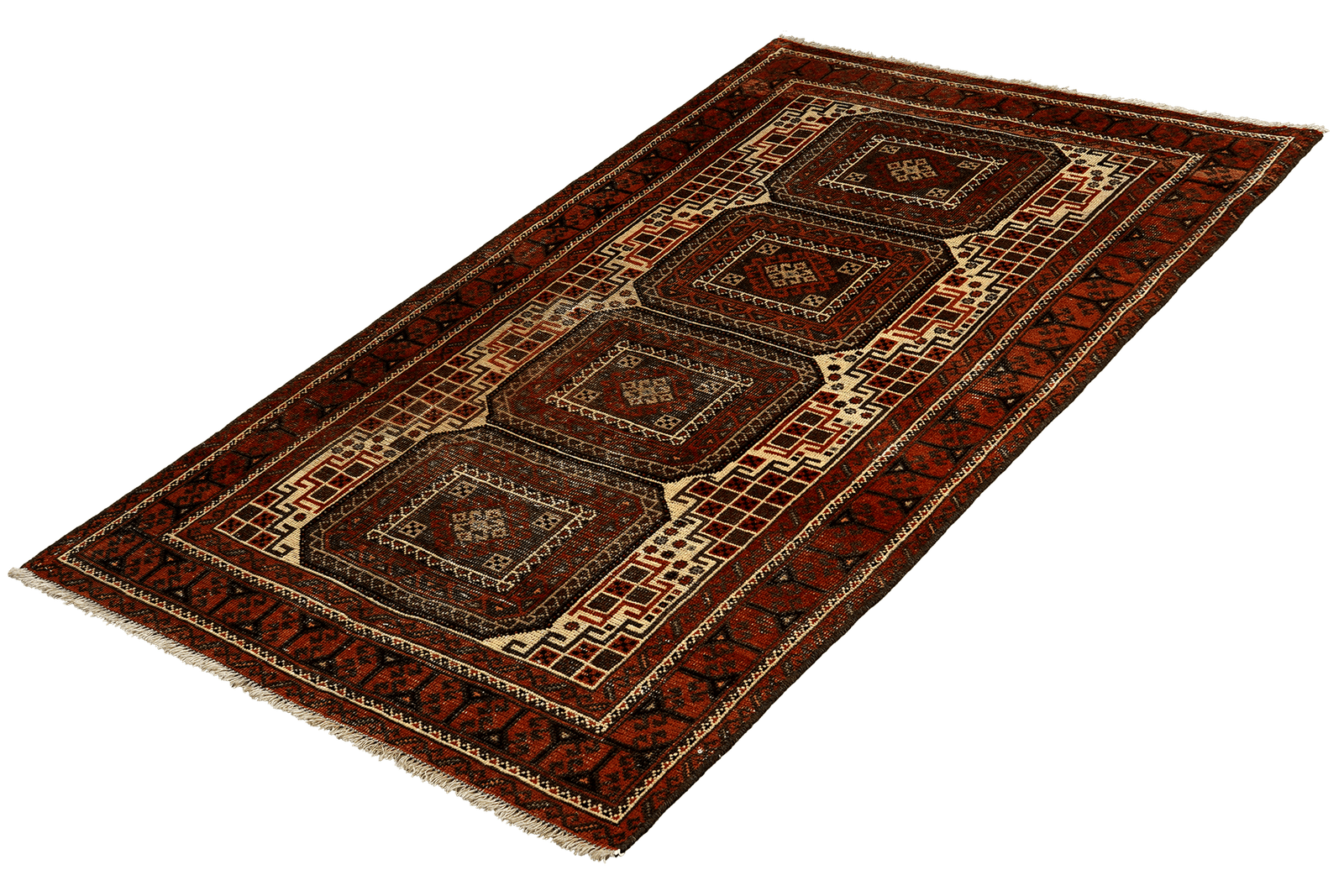 Heritage — Hand-knotted, 84x155 cm, Brown, 100% Virgin Wool | View 5