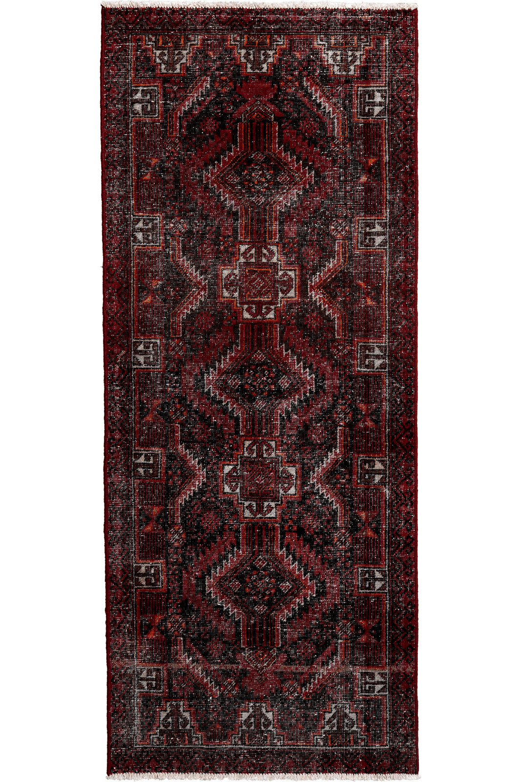 Heritage Jundel — Hand-knotted, 66x166 cm, Multicolor, 100% Virgin Wool | Main view