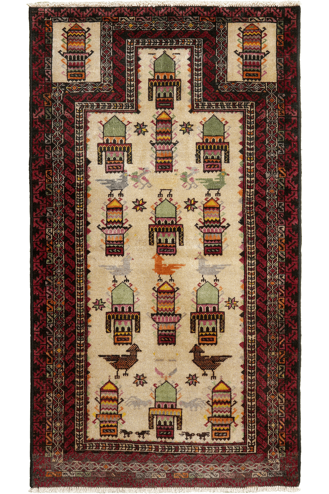 Heritage — Hand-knotted, 70x128 cm, Brown, 100% Virgin Wool | Main view