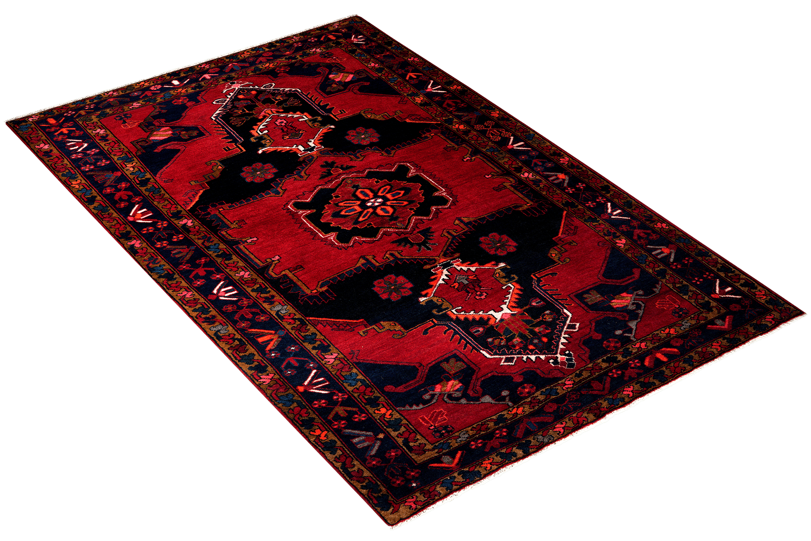 Lori — Hand-knotted, 156x267 cm, Blue, 100% Virgin Wool | View 4
