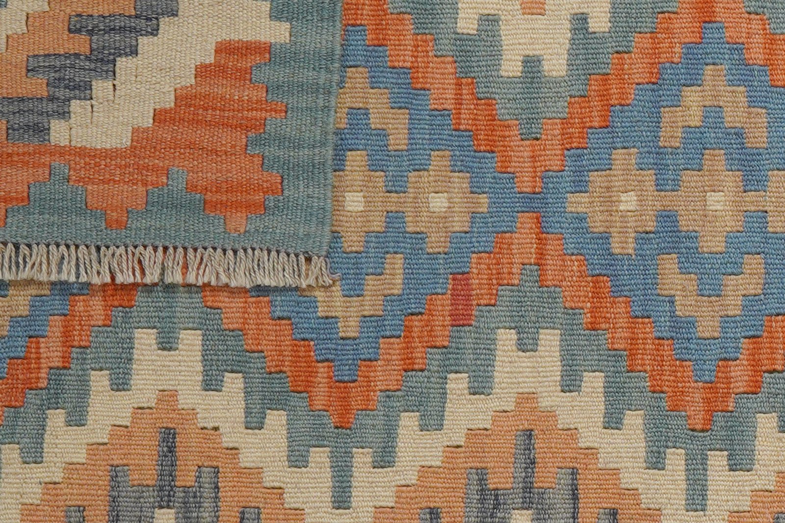 Kelim Gashgai — Handmade, 83x120 cm, Multicolor, 100% Virgin Wool | View 6